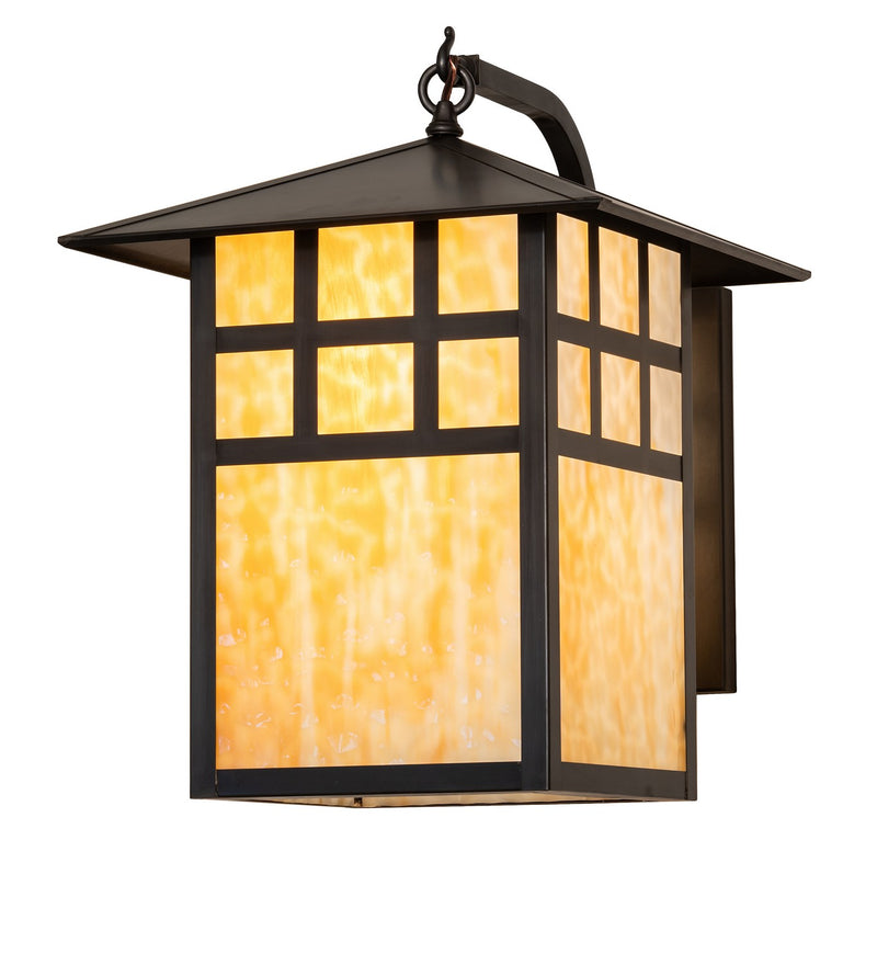 Meyda Tiffany 20710 One Light Wall Sconce, Craftsman Brown