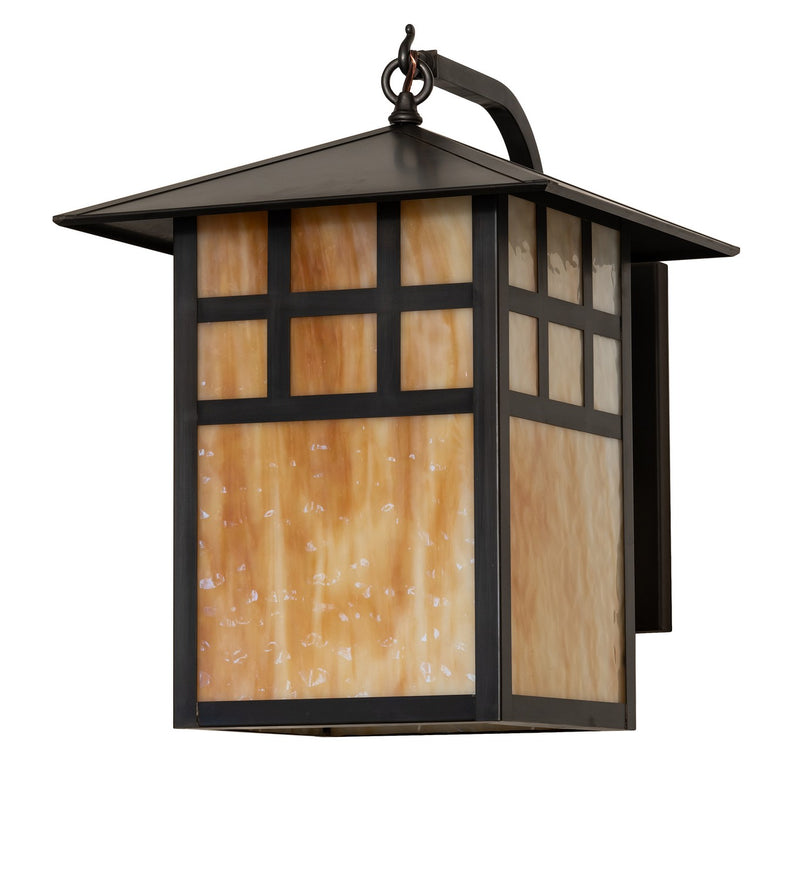 Meyda Tiffany 20710 One Light Wall Sconce, Craftsman Brown