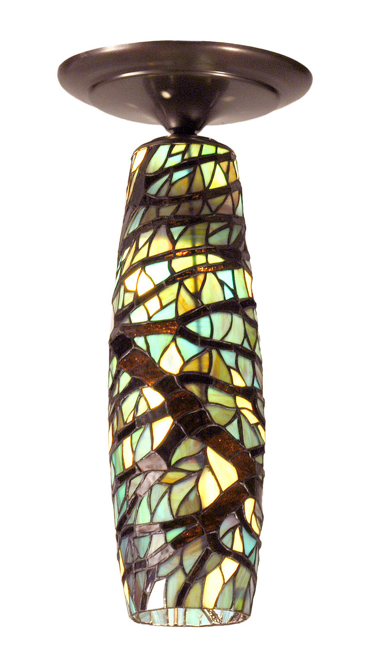 Meyda Tiffany 21558 10"Pendant, Craftsman Brown
