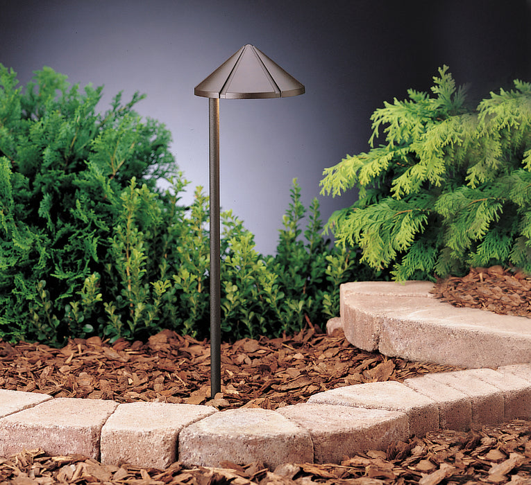 Kichler 15315AZT One Light Path & Spread, Textured Architectural Bronze