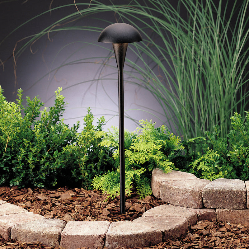 Kichler 15323BKT One Light Path & Spread, Textured Black