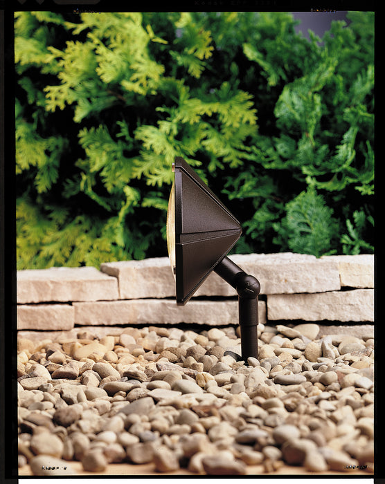 Kichler 15361AZT One Light Wall Wash, Textured Architectural Bronze