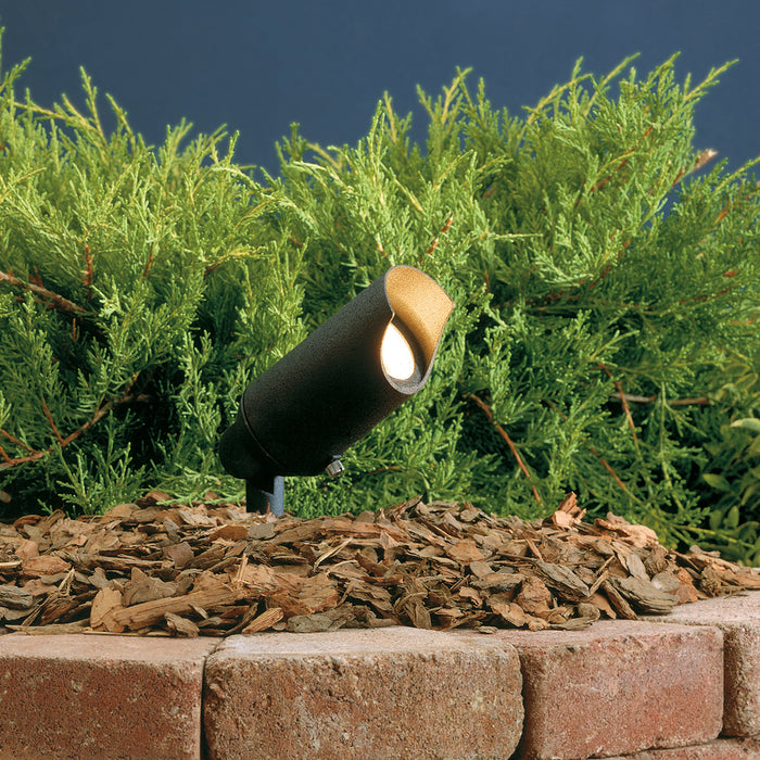 Kichler 15384BKT One Light Accent, Textured Black
