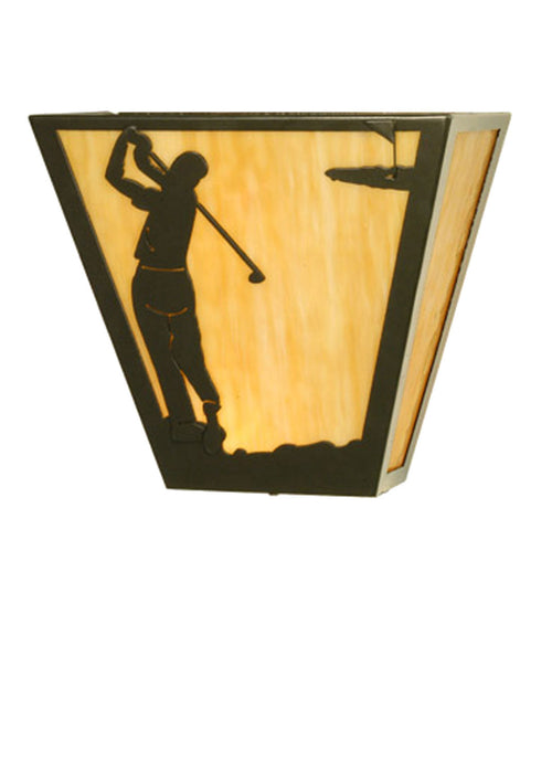 Meyda Tiffany 22167 Two Light Wall Sconce, Timeless Bronze