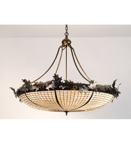 Meyda Tiffany 22356 Six Light Inverted Pendant, Antique Copper