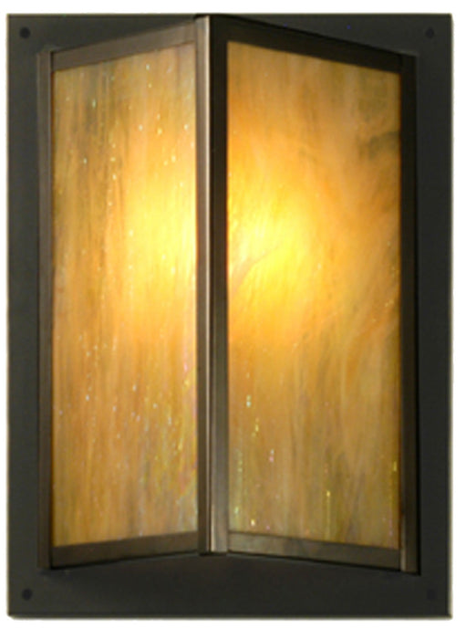 Meyda Tiffany 22470 One Light Wall Sconce, Craftsman Brown