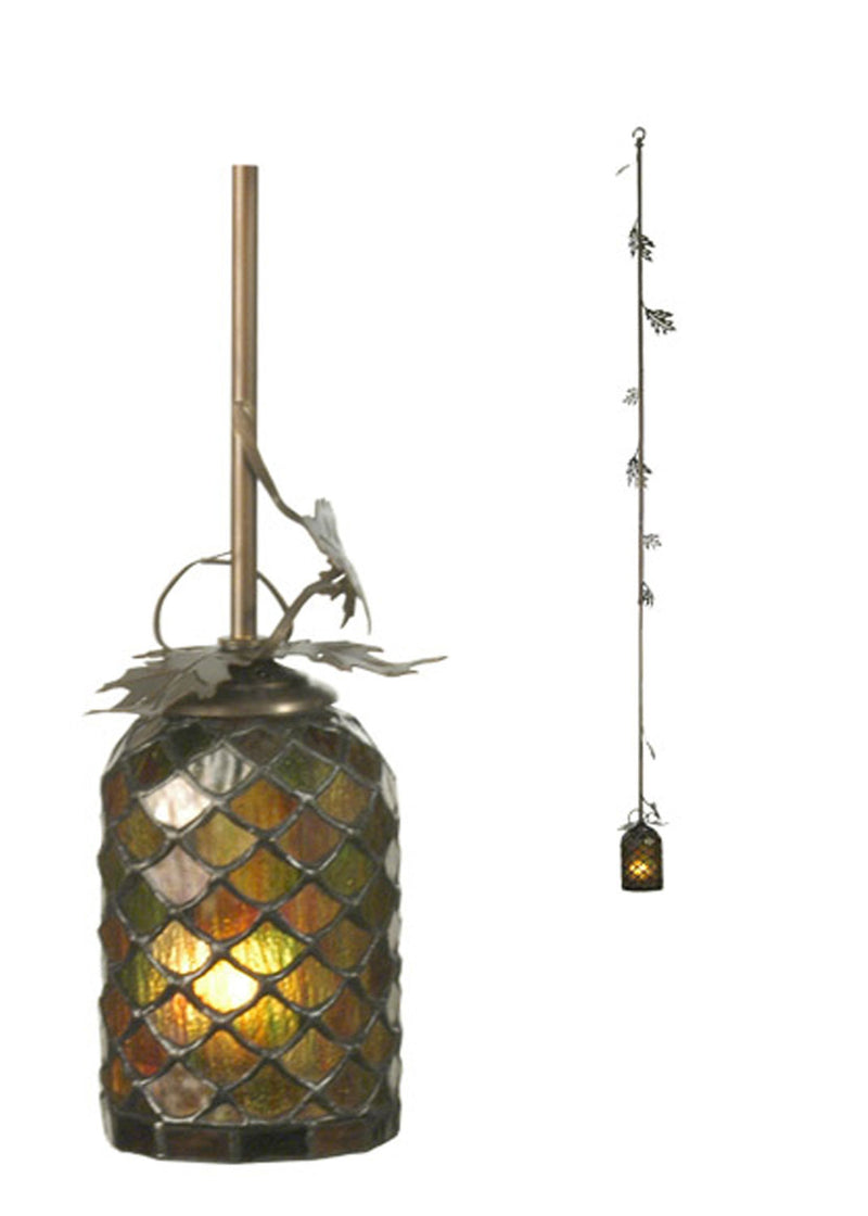 Meyda Tiffany 22897 One Light Mini Pendant, Antique Copper