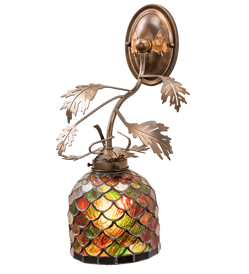 Meyda Tiffany 22900 One Light Wall Sconce, Antique Copper