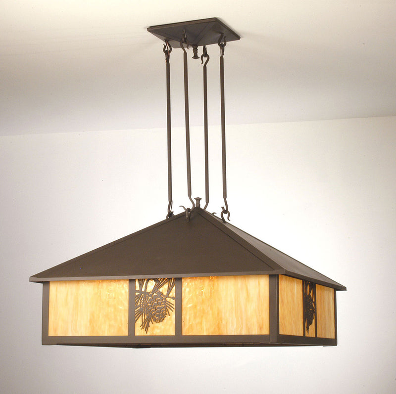 Meyda Tiffany 23294 Five Light Pendant, Timeless Bronze