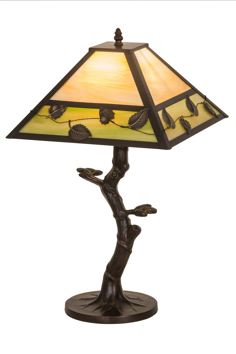 Meyda Tiffany 24246 Table Lamp, Bai/Av Craftsman Brown