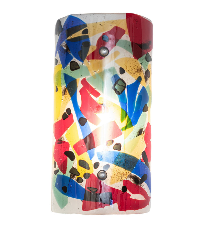 Meyda Tiffany 26342 One Light Wall Sconce, Black Metal