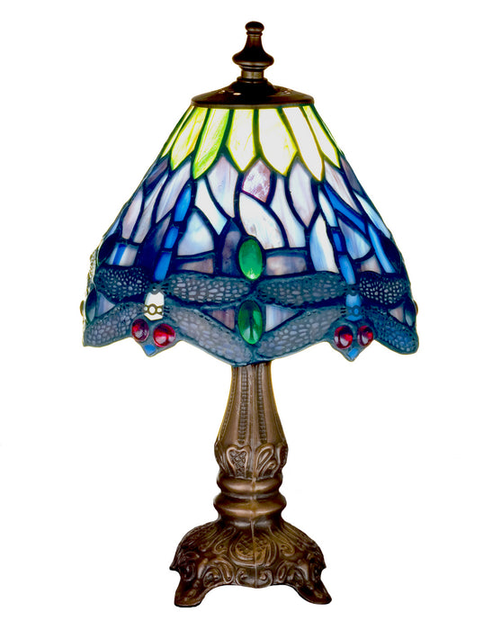 Meyda Tiffany 26615 One Light Mini Lamp, Antique Copper