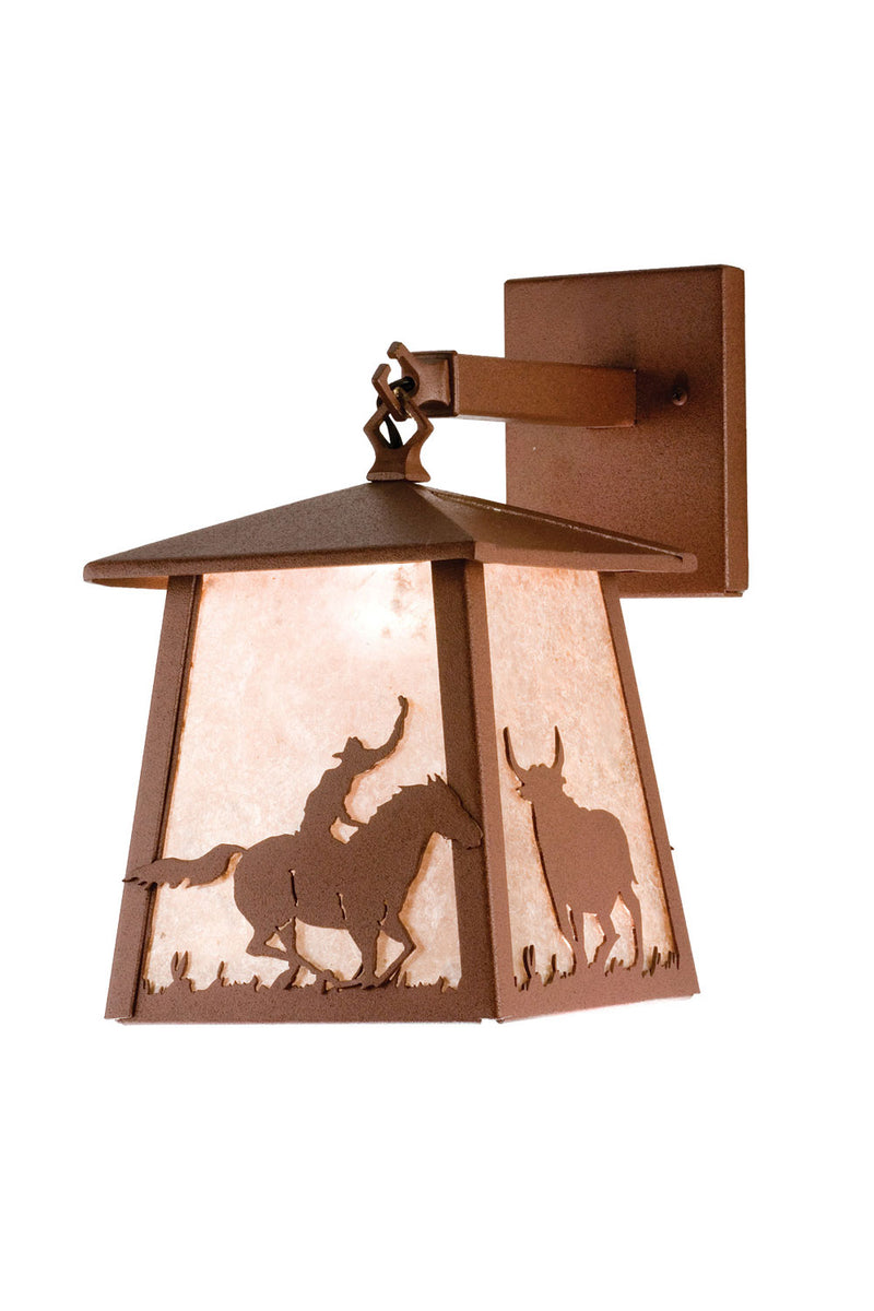 Meyda Tiffany 26995 One Light Wall Sconce, Rust