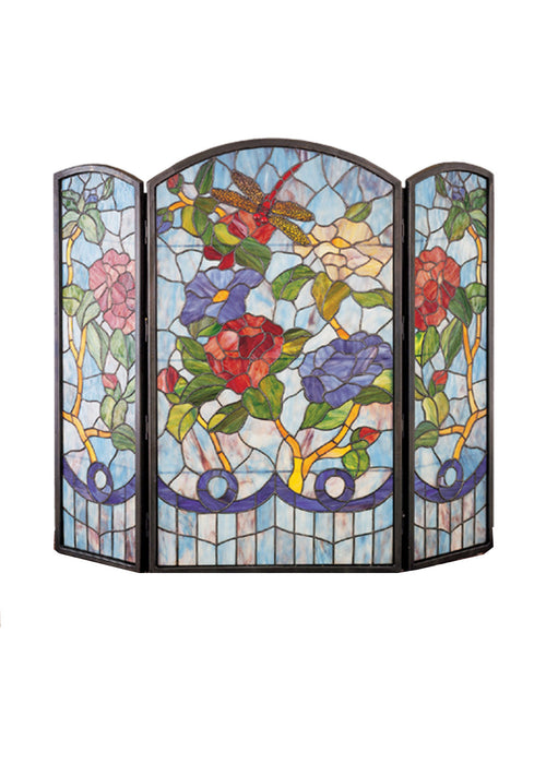 Meyda Tiffany 27234 Fireplace Screen, Craftsman Brown