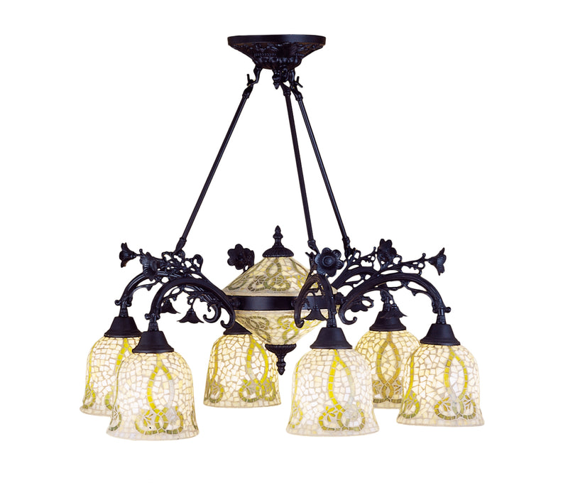 Meyda Tiffany 27385 Eight Light Chandelier, Bronze