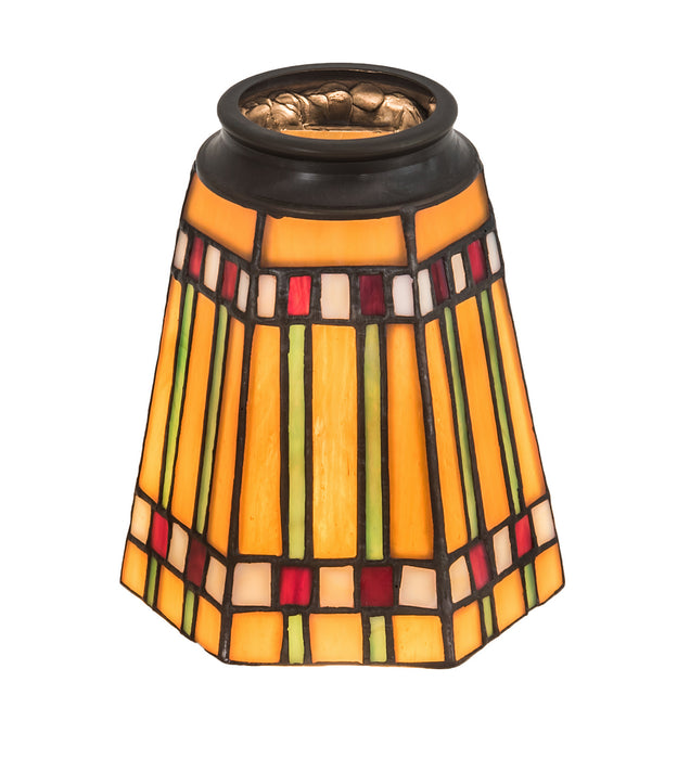 Meyda Tiffany 27463 Fan Light Shade, Ha Burgundy