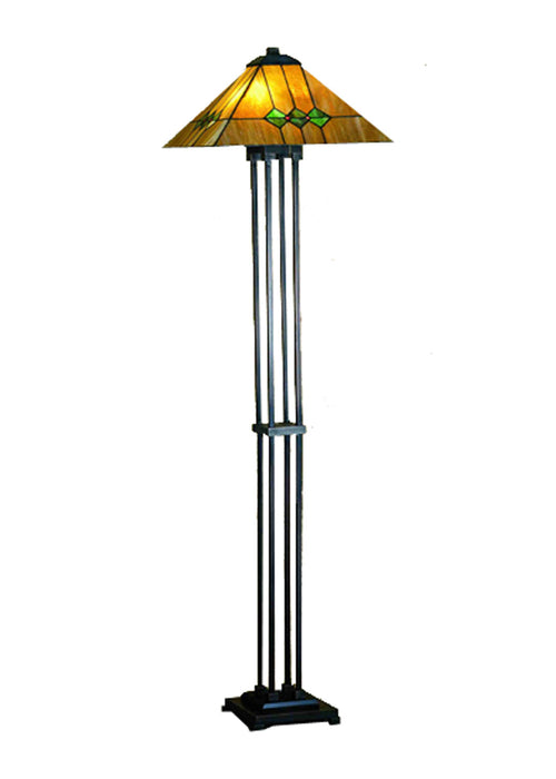 Meyda Tiffany 27854 Two Light Floor Lamp, Ha Flame