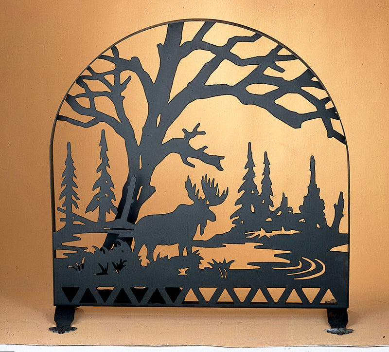 Meyda Tiffany 28735 Fireplace Screen, Black