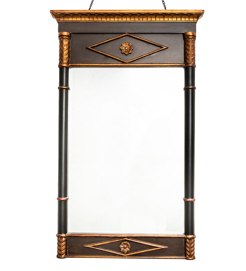 Meyda Tiffany 29799 Mirror, Hand Painted Gold/Brown