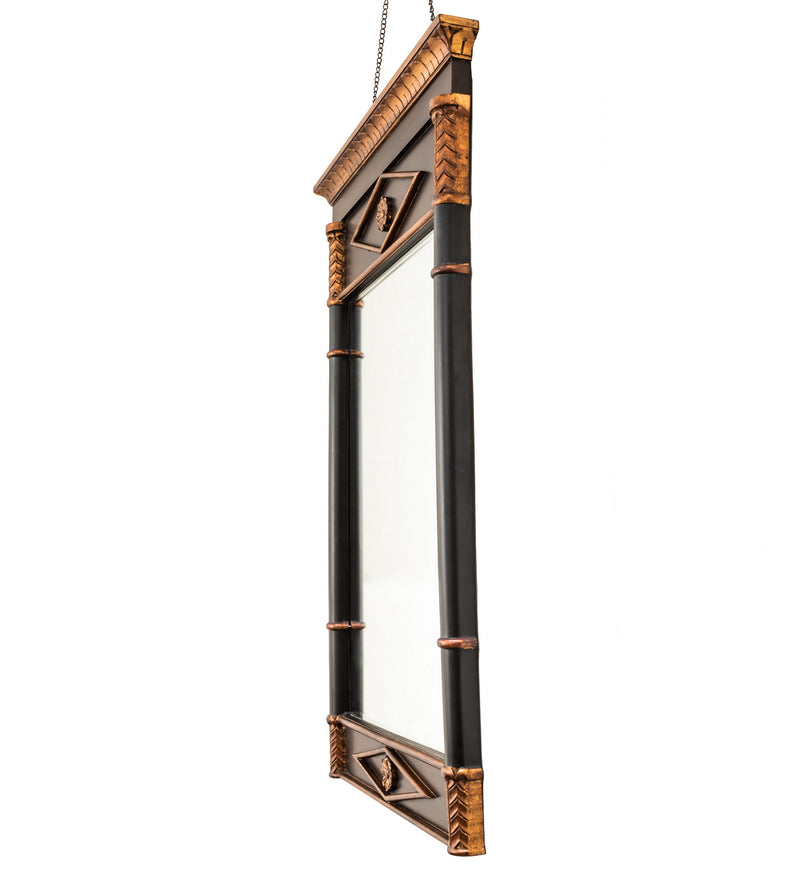 Meyda Tiffany 29799 Mirror, Hand Painted Gold/Brown