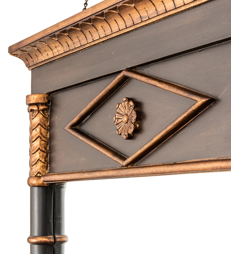 Meyda Tiffany 29799 Mirror, Hand Painted Gold/Brown