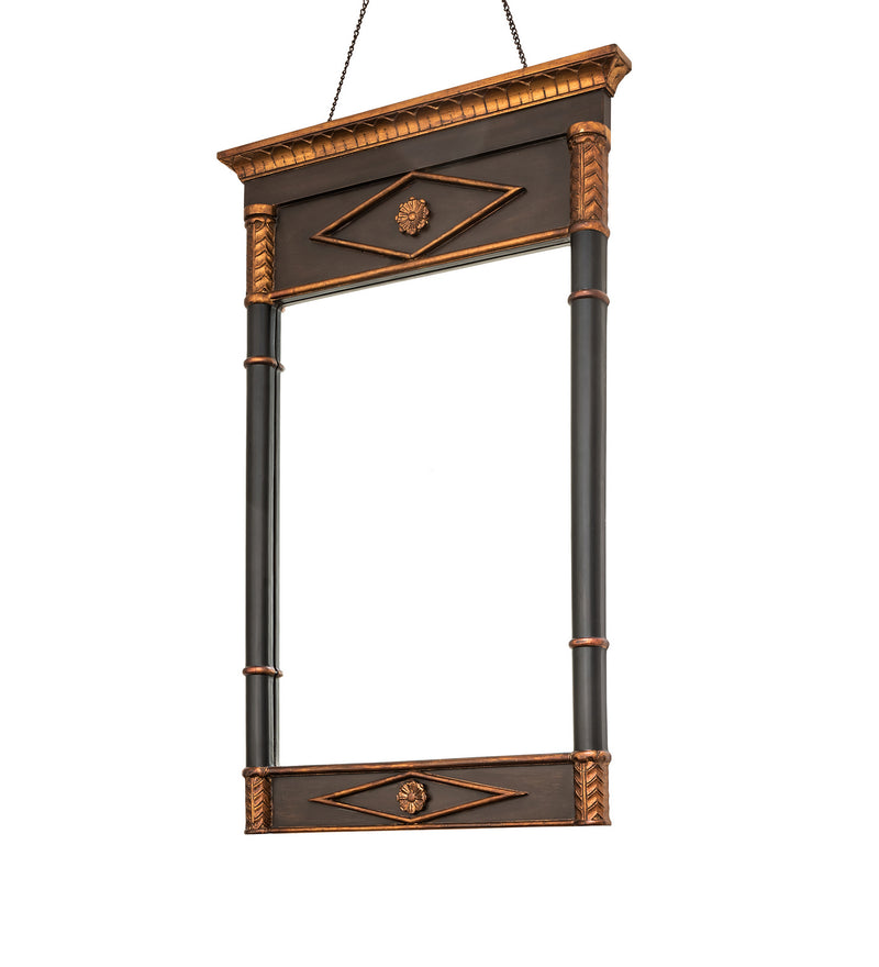 Meyda Tiffany 29799 Mirror, Hand Painted Gold/Brown