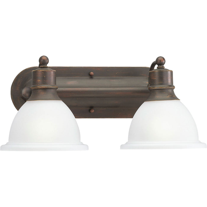 Progress Lighting P3162-20 Two Light Bath Bracket, Antique Bronze