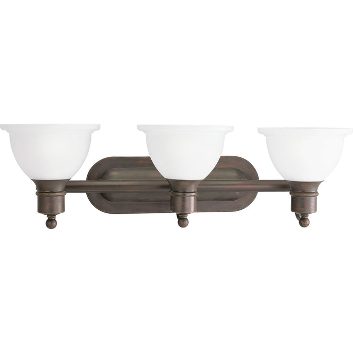 Progress Lighting P3163-20 Three Light Bath Bracket, Antique Bronze