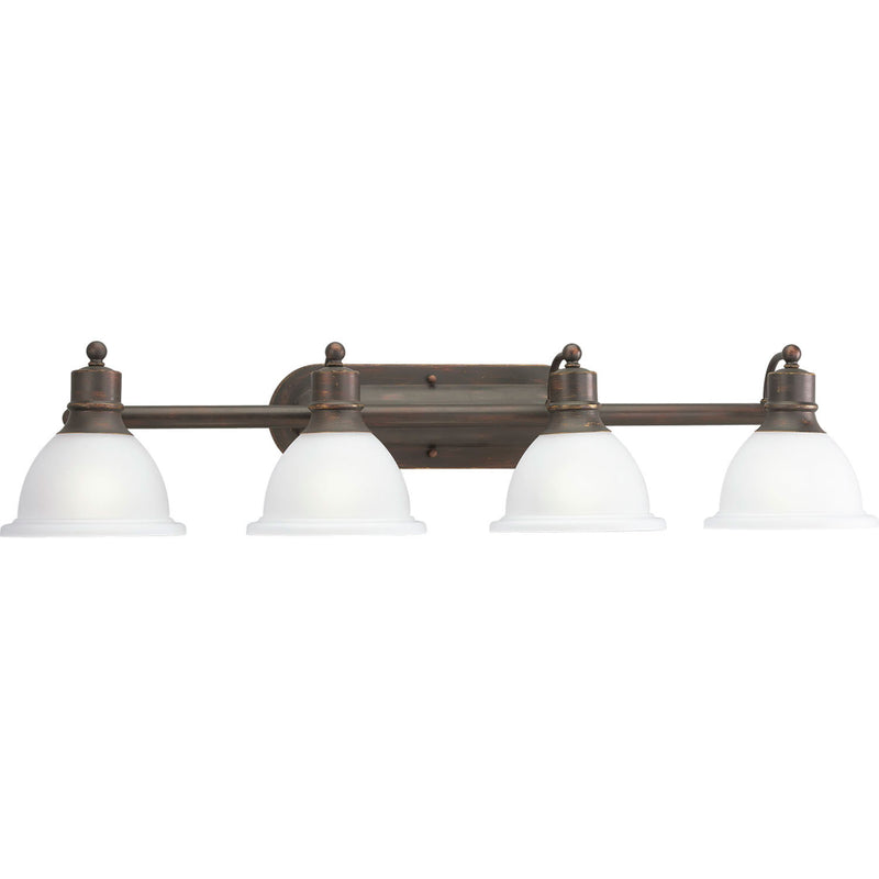 Progress Lighting P3164-20 Four Light Bath Bracket, Antique Bronze