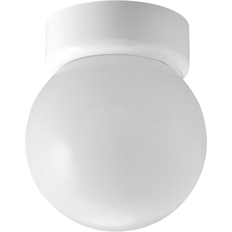 Progress Lighting P3203-30 One Light Flush Mount, White