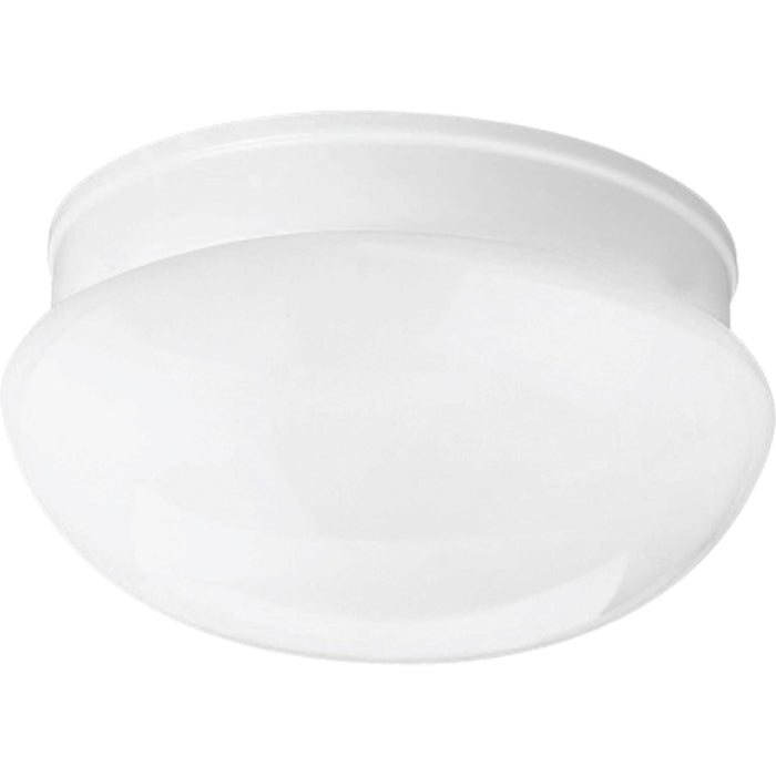 Progress Lighting P3408-30 One Light Flush Mount, White