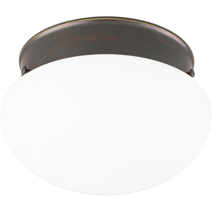Progress Lighting P3410-20 Two Light Flush Mount, Antique Bronze
