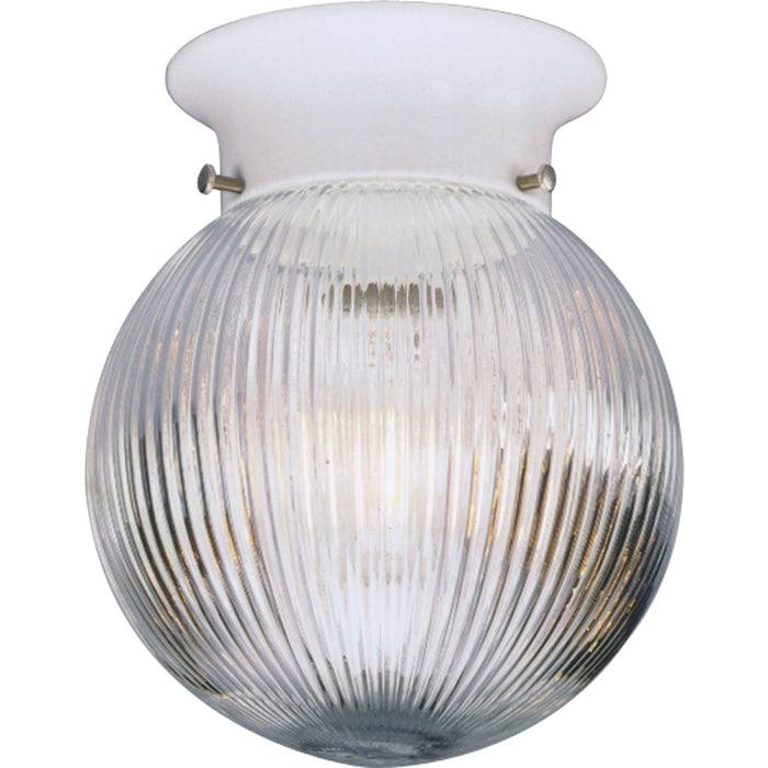 Progress Lighting P3599-30 One Light Flush Mount, White