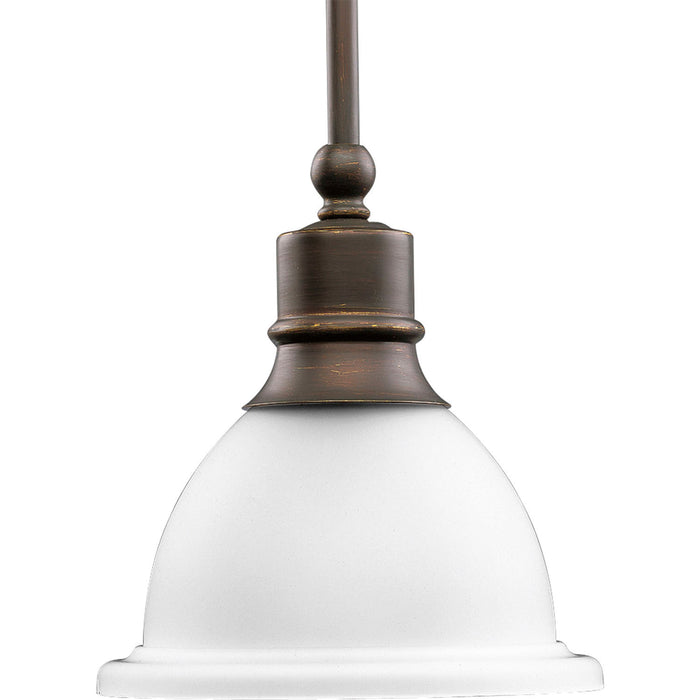 Progress Lighting P5078-20 One Light Pendant, Antique Bronze