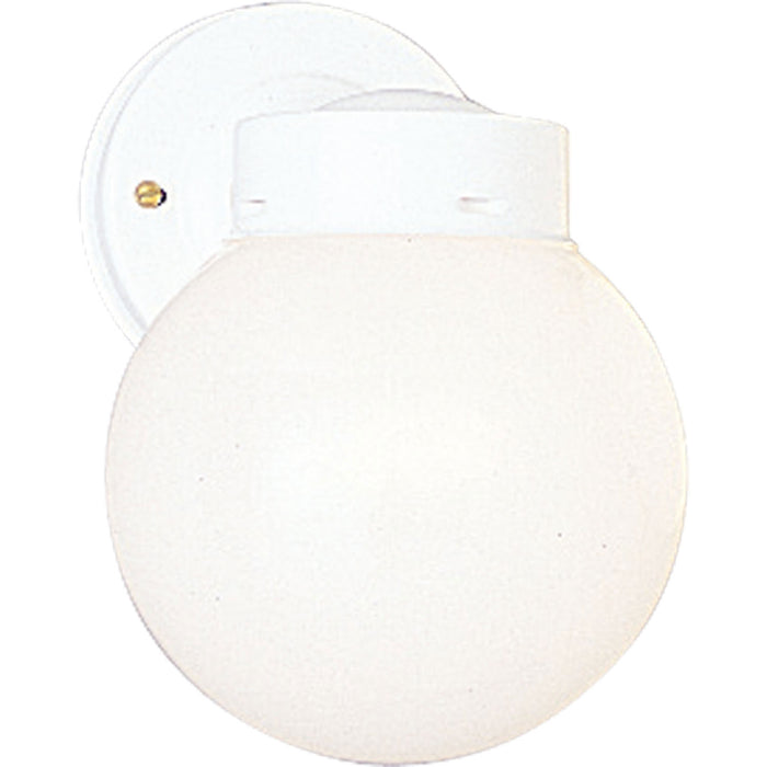 Progress Lighting P5604-30 One Light Wall Lantern, White