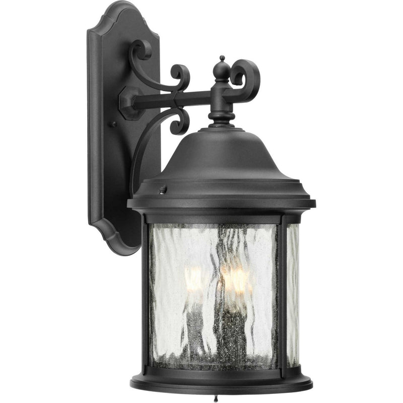 Progress Lighting P5651-31 Three Light Large Wall Lantern, Textured Black