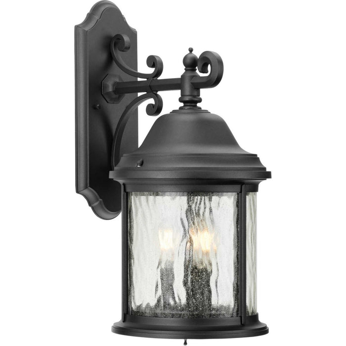 Progress Lighting P5651-31 Three Light Large Wall Lantern, Textured Black