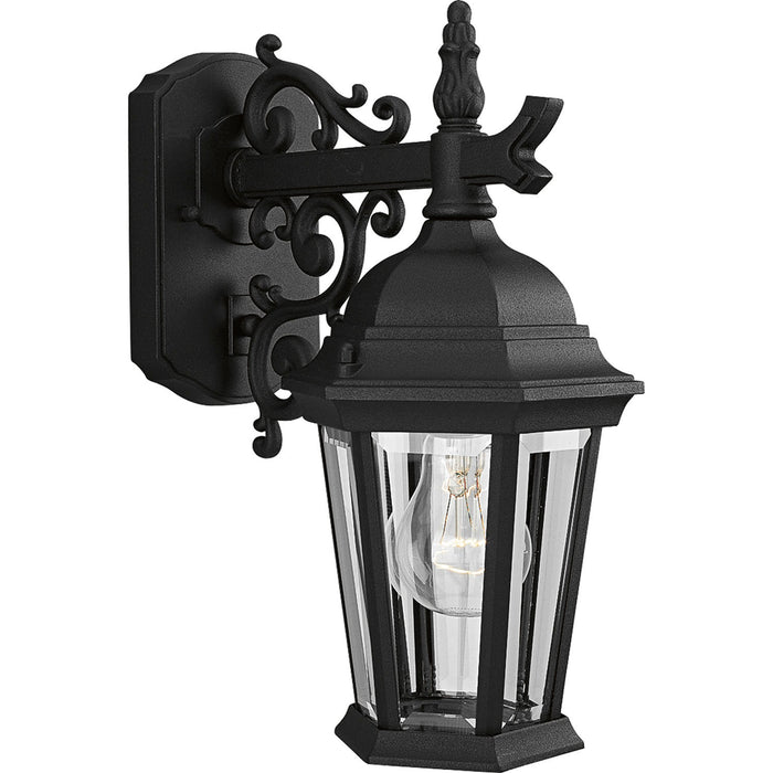 Progress Lighting P5682-31 One Light Wall Lantern, Textured Black