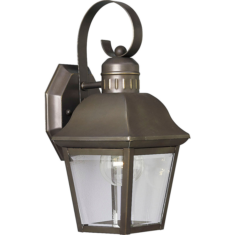 Progress Lighting P5687-20 One Light Wall Lantern, Antique Bronze