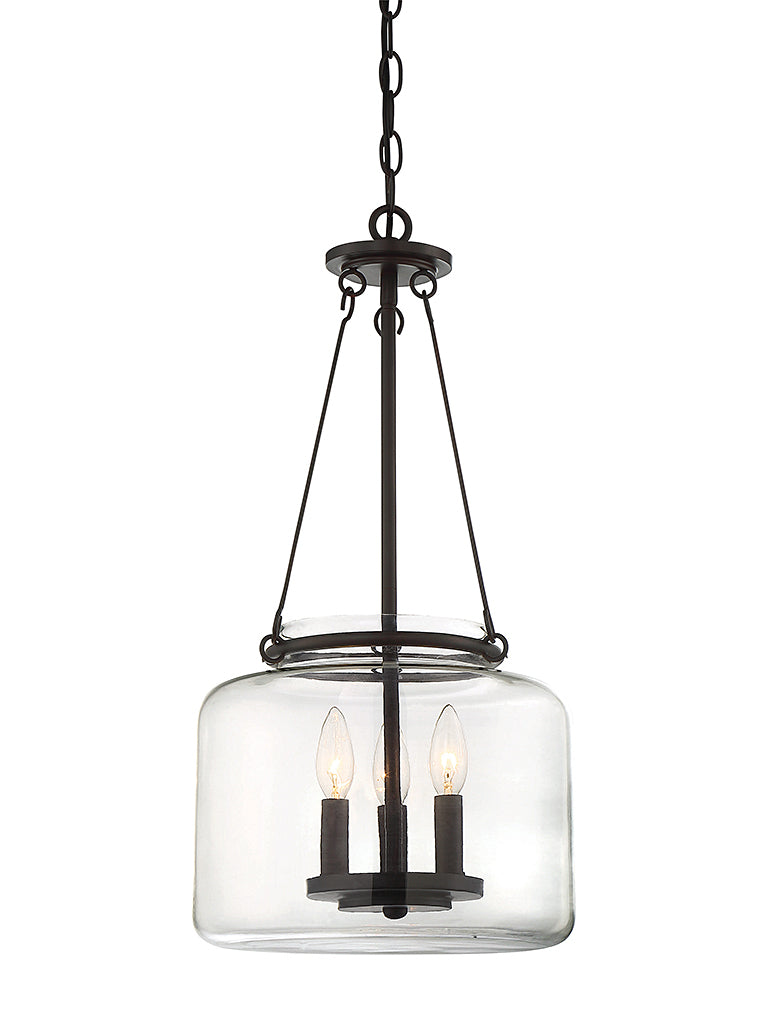 Savoy House 7-9006-3-13 Three Light Pendant, English Bronze