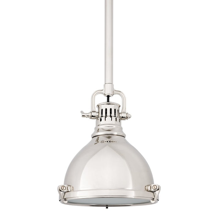 Hudson Valley 2210-PN One Light Pendant, Polished Nickel