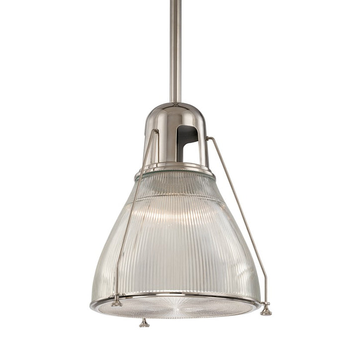 Hudson Valley 7311-PN One Light Pendant, Polished Nickel