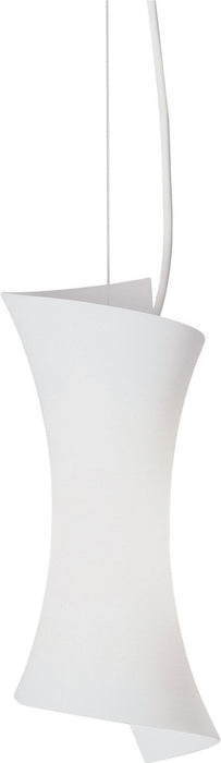 ET2 E20420-09 One Light Pendant, Satin Nickel