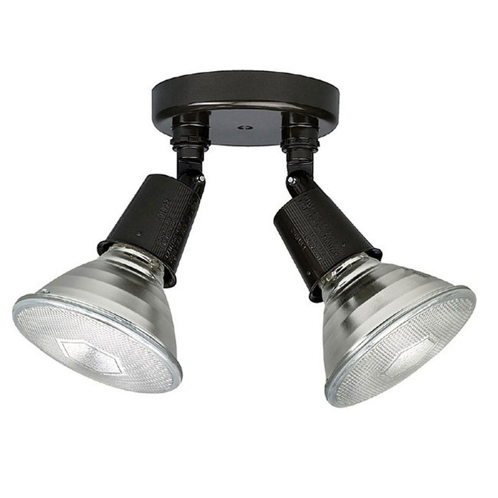 Capital Lighting 9502RZ Two Light Outdoor Flood Light, Bronze