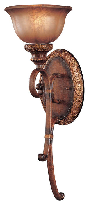 Minka-Lavery 6350-177 One Light Wall Sconce, Illuminati Bronze