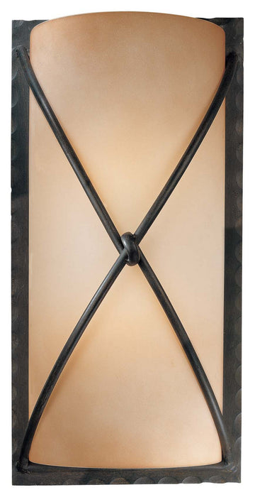 Minka-Lavery 1975-1-138 Two Light Wall Sconce, Aspen Bronze
