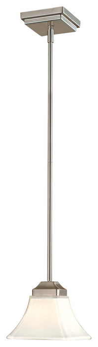 Minka-Lavery 1811-84 One Light Mini Pendant, Brushed Nickel