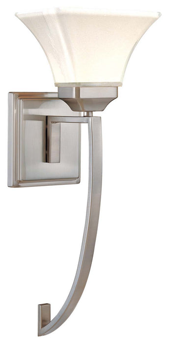 Minka-Lavery 6810-84 One Light Wall Sconce, Brushed Nickel