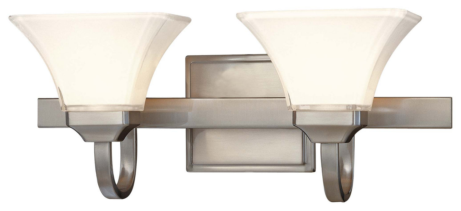 Minka-Lavery 6812-84 Two Light Bath, Brushed Nickel
