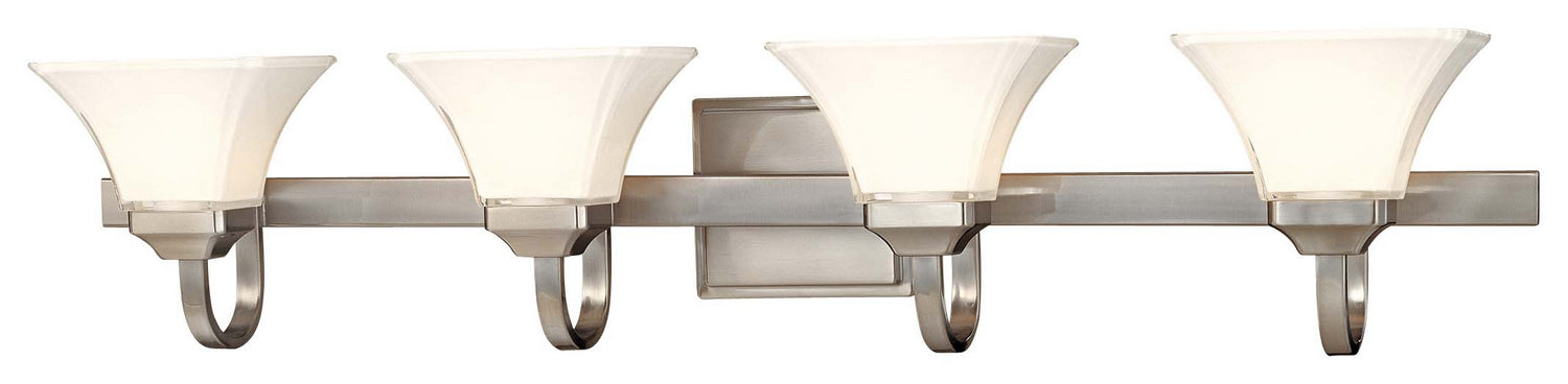 Minka-Lavery 6814-84 Four Light Bath, Brushed Nickel